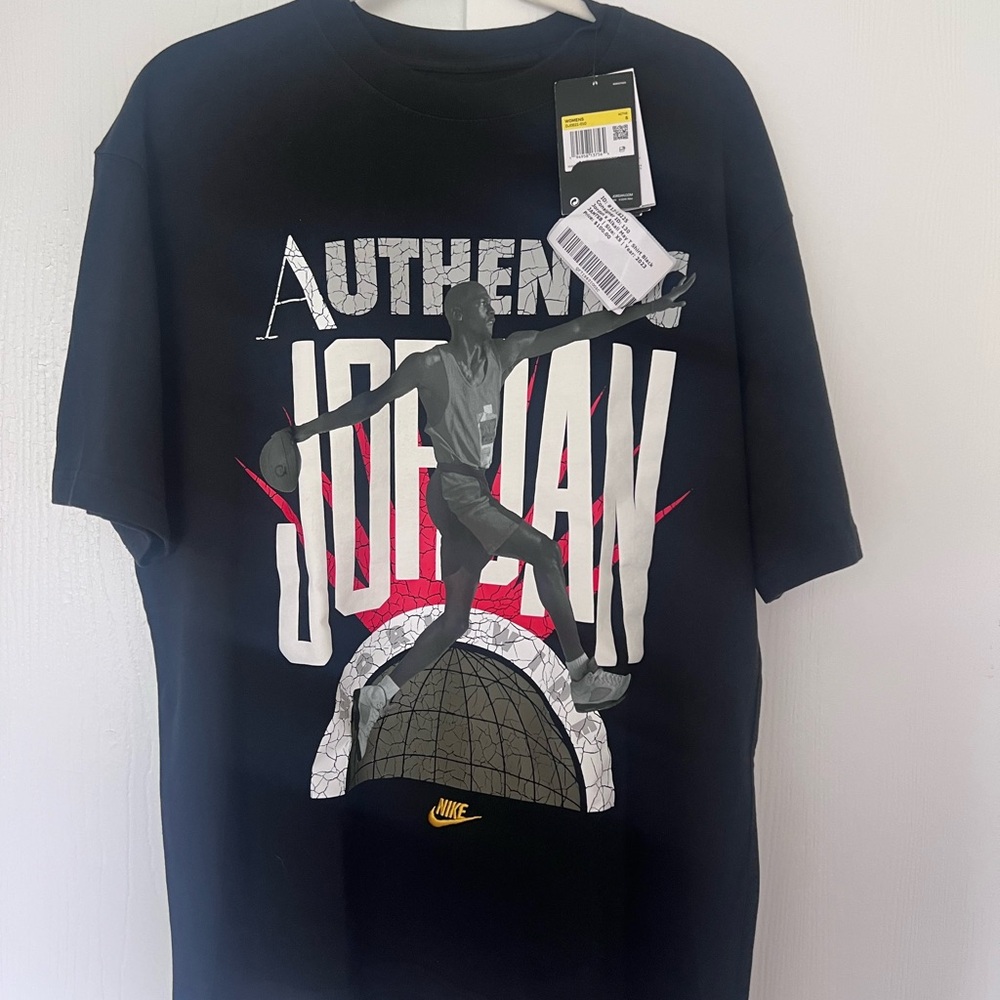 Jordan Black Short Sleeve Graphic Tee
